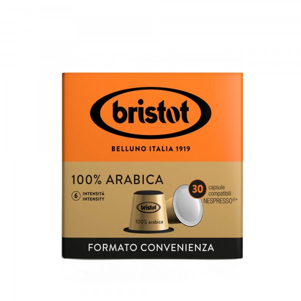 Bristot arabica 100% 30X5,5GR κάψουλες 