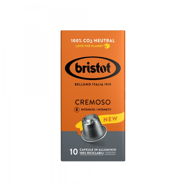 Bristot cremoso 10X5,5GR βιοδιασπώμενες κάψουλες